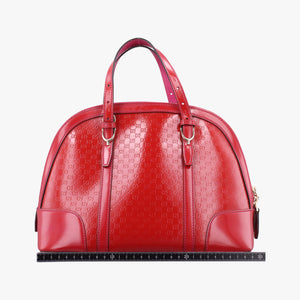 Vintage Gucci Microguccissima Red Patent Leather 309617 shoulderbag | stylenewstar