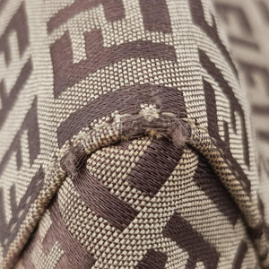 Vintage Fendi Zucchino Brown×Beige canvas×leather 8BL000 handbag | stylenewstar