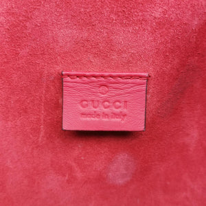 Pre-owned Gucci Dionysus beige×red PVC coated canvas×suede 421970 shoulderbag | stylenewstar