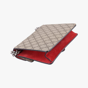 Pre-owned Gucci Dionysus beige×red PVC coated canvas×suede 421970 shoulderbag | stylenewstar