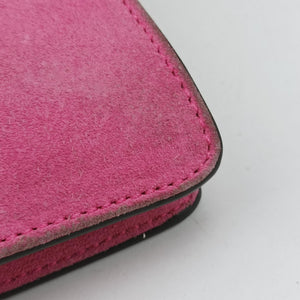 Pre-owned Gucci Dionysus Pink Suede×leather 421970 shoulderbag | stylenewstar