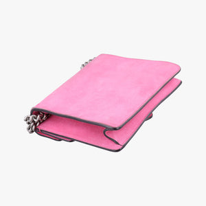 Pre-owned Gucci Dionysus Pink Suede×leather 421970 shoulderbag | stylenewstar
