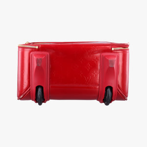 Pre-owned Louis Vuitton Pegase 45 pomme d'amour Vernis M91278 suitcase | stylenewstar