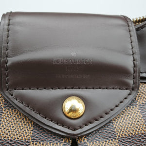 Pre-owned Louis Vuitton SISTINA MM EBENE Damier Canvas N41541 handbag | stylenewstar