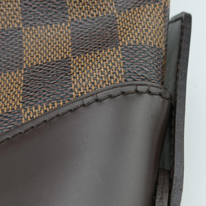 Pre-owned Louis Vuitton SISTINA MM EBENE Damier Canvas N41541 handbag | stylenewstar