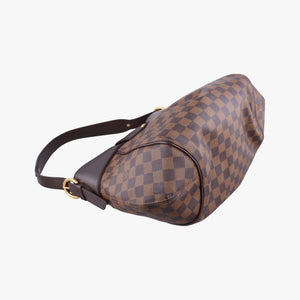 Pre-owned Louis Vuitton SISTINA MM EBENE Damier Canvas N41541 handbag | stylenewstar