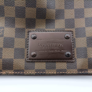 Pre-owned Louis Vuitton BROOKLYN GM EBENE Damier Canvas N51212 shoulderbag | stylenewstar