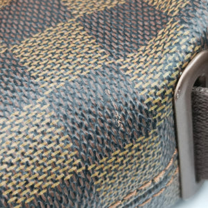 Pre-owned Louis Vuitton BROOKLYN GM EBENE Damier Canvas N51212 shoulderbag | stylenewstar