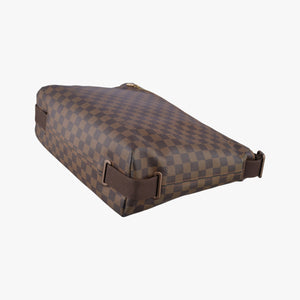 Pre-owned Louis Vuitton BROOKLYN GM EBENE Damier Canvas N51212 shoulderbag | stylenewstar