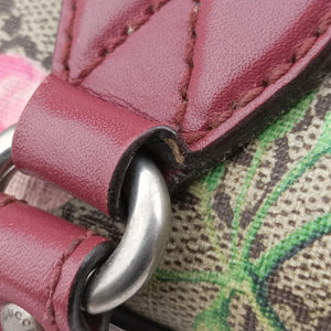 Vintage Gucci GG Blooms beige×Multicolour PVC coated canvas×leather 409529 shoulderbag | stylenewstar