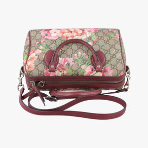 Vintage Gucci GG Blooms beige×Multicolour PVC coated canvas×leather 409529 shoulderbag | stylenewstar