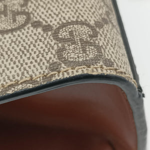 Vintage Gucci Padlock Beige×black PVC coated canvas×Leather 409487 shoulderbag | stylenewstar