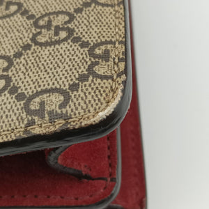 Secondhand Gucci Dionysus beige×red×Multicolour PVC coated canvas × suede 400249 shoulderbag | stylenewstar