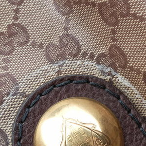 Pre-owned Gucci Babushka Multicolour PVC coated canvas 207774 handbag | stylenewstar