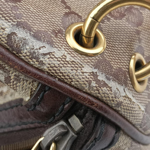 Pre-owned Gucci Babushka Multicolour PVC coated canvas 207774 handbag | stylenewstar