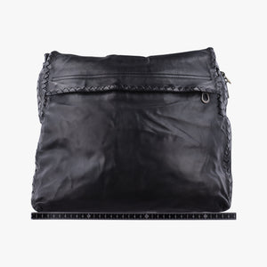 Secondhand Bottega Veneta Intrecciato Black Lambskin shoulderbag | stylenewstar