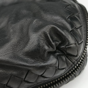 Secondhand Bottega Veneta Intrecciato Black Lambskin shoulderbag | stylenewstar