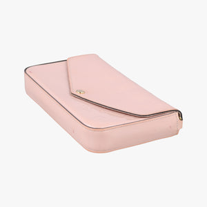 Secondhand Louis Vuitton Pochette Felicie Rose Ballerine Vernis M64358 shoulderbag | stylenewstar