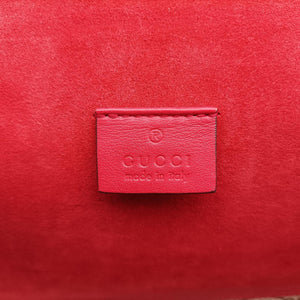 Pre-owned Gucci Dionysus beige×red PVC coated canvas×suede 400249 shoulderbag | stylenewstar