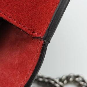 Pre-owned Gucci Dionysus beige×red PVC coated canvas×suede 400249 shoulderbag | stylenewstar