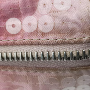 Secondhand Fendi Zucchino Forever Bauletto Pink×Multicolour Canvas×sequins 8BL068 handbag | stylenewstar