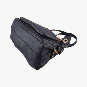 Pre-owned Chloe Paraty Black Leather shoulderbag | stylenewstar
