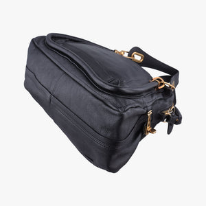 Pre-owned Chloe Paraty Black Leather shoulderbag | stylenewstar