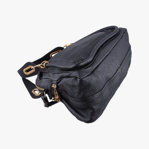 Pre-owned Chloe Paraty Black Leather shoulderbag | stylenewstar