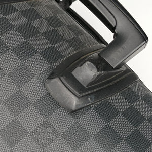 Pre-owned Louis Vuitton PEGASE 60 Black Damier Canvas N23298 suitcase | stylenewstar