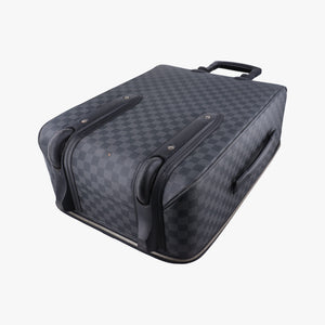 Pre-owned Louis Vuitton PEGASE 60 Black Damier Canvas N23298 suitcase | stylenewstar
