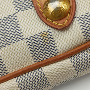 Secondhand Louis Vuitton GALLIERA PM Azur Damier Canvas N55215 shoulderbag | stylenewstar