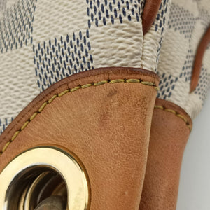 Secondhand Louis Vuitton GALLIERA PM Azur Damier Canvas N55215 shoulderbag | stylenewstar