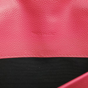 Pre-owned Yves Saint Laurent Cassandra Pink Caviar Leather 393953 shoulderbag | stylenewstar