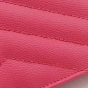 Pre-owned Yves Saint Laurent Cassandra Pink Caviar Leather 393953 shoulderbag | stylenewstar