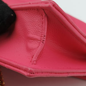 Pre-owned Yves Saint Laurent Cassandra Pink Caviar Leather 393953 shoulderbag | stylenewstar