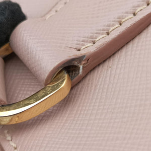 Pre-owned Prada Galleria Beige SAFFIANO Leather BN1786 shoulderbag | stylenewstar