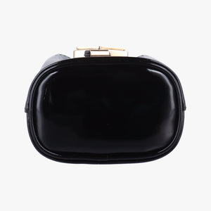 Secondhand Prada Mini Drawstring Black Enamel 1NR016 shoulderbag | stylenewstar