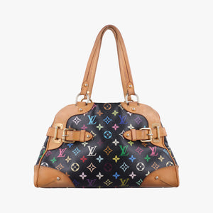 Pre-owned Louis Vuitton CLAUDIA Noir Monogram Multicolor M40194 shoulderbag | stylenewstar