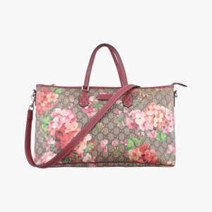 Pre-owned Gucci GG Blooms Beige×multicolor PVC coated canvas×leather 410748 shoulderbag | stylenewstar