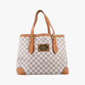 Pre-owned Louis Vuitton HAMPSTEAD MM AZUR Damier Canvas N51206 shoulderbag | stylenewstar