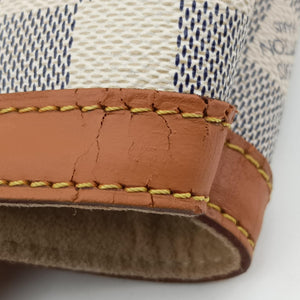Pre-owned Louis Vuitton HAMPSTEAD MM AZUR Damier Canvas N51206 shoulderbag | stylenewstar