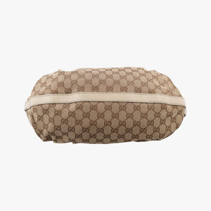 Pre-owned Gucci Scarlett White×Beige Canvas x Leather 269953 handbag | stylenewstar