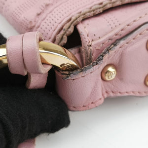 Pre-owned Fendi Chef Pink Leather 8BR436 handbag | stylenewstar