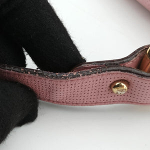 Pre-owned Fendi Chef Pink Leather 8BR436 handbag | stylenewstar