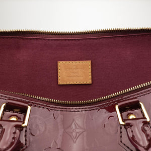 Pre-owned Louis Vuitton Alma GM Rouge Fauvist Vernis M91687 handbag | stylenewstar