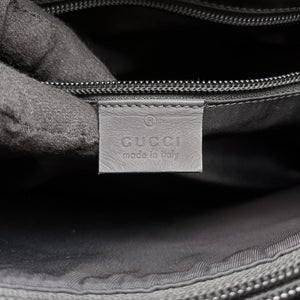 Pre-owned Gucci Guccissima Black Leather 246410 handbag | stylenewstar