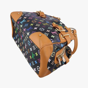 Pre-owned Louis Vuitton CLAUDIA Noir Monogram Multicolor M40194 shoulderbag | stylenewstar