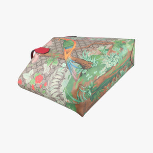Pre-owned Gucci Gucci Tian GG Sprime Beige×Multicolour PVC coated canvas 412096 shoulderbag | stylenewstar
