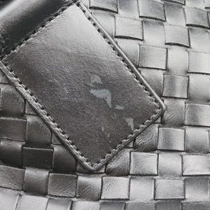 Pre-owned Bottega Veneta Intrecciato Black lambskin handbag | stylenewstar