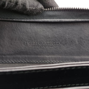 Pre-owned Bottega Veneta Intrecciato Black lambskin handbag | stylenewstar